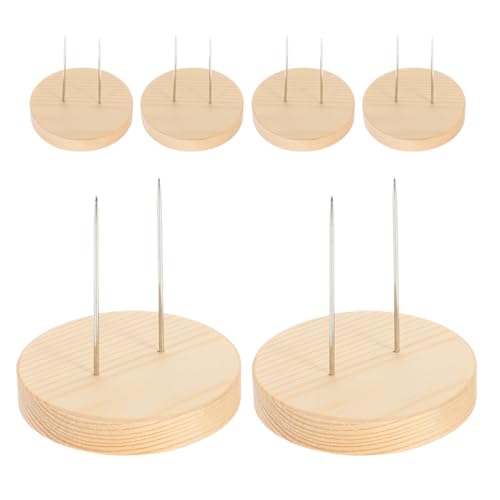 ERINGOGO 6 Stück Holzsockel Styling Figur Teile holzspielzeug bastelmaterial bastelideen Puppenständer Holzständer zum Ausstellen Holzbasis gehäkelter Ständer Puppenbasis hölzern Beige ERINGOGO 6 Stück Holzsockel Styling Figur Teile holzspielzeug bastelmaterial bastelideen Puppenständer Holzständer zum Ausstellen Holzbasis gehäkelter Ständer Puppenbasis hölzern Beige von ERINGOGO