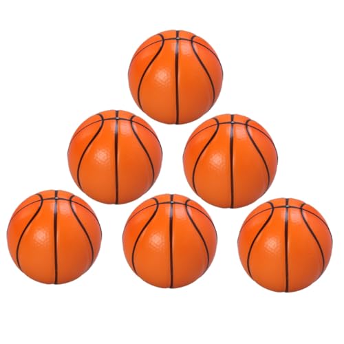 ERINGOGO 6 Stück Mini Basketball Stressbälle PU Squeeze Bälle für Kindergeburtstage Sportevents Stressabbau Leicht Elastisch für Schule und Büro ERINGOGO 6 Stück Mini Basketball Stressbälle PU Squeeze Bälle für Kindergeburtstage Sportevents Stressabbau Leicht Elastisch für Schule und Büro von ERINGOGO
