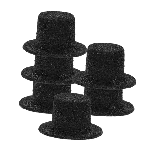ERINGOGO 6 Stück Mini-Hut Puppenhut Puppenfotografie Miniaturpuppe Handgefertigter Hut Puppenmütze Gewebte Wolle winzig Schneemannmütze selber Machen Mini-Tops-Hüte Eva-Tuch Black ERINGOGO 6 Stück Mini-Hut Puppenhut Puppenfotografie Miniaturpuppe Handgefertigter Hut Puppenmütze Gewebte Wolle winzig Schneemannmütze selber Machen Mini-Tops-Hüte Eva-Tuch Black von ERINGOGO