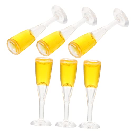 ERINGOGO 6 Stück Puppenhaus Weinglas Party Flasche Essgeschirr Weinbecher Wassergläser Trinken Dekorativer Miniaturkelch Cocktail Puppe Brille Mini-Brille Mini-hauspokal Harz ERINGOGO 6 Stück Puppenhaus Weinglas Party Flasche Essgeschirr Weinbecher Wassergläser Trinken Dekorativer Miniaturkelch Cocktail Puppe Brille Mini-Brille Mini-hauspokal Harz von ERINGOGO