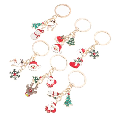 ERINGOGO 6 Stück Schlüsselanhänger Weihnachtsschneemann-Schlüsselkette Weihnachtsschneeme Weihnachtsschlüsselkette Schlüssel hängende Verzierung Schlüssel Weihnachtsanhänger Legierung ERINGOGO 6 Stück Schlüsselanhänger Weihnachtsschneemann-Schlüsselkette Weihnachtsschneeme Weihnachtsschlüsselkette Schlüssel hängende Verzierung Schlüssel Weihnachtsanhänger Legierung von ERINGOGO