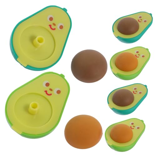 ERINGOGO 6 Stück Teiliges Avocado Bleistiftspitzer und Radiergummis Lustige und Praktische Schul und Bürozubehör für Einfache Handhabung für Täglichen Gebrauch ERINGOGO 6 Stück Teiliges Avocado Bleistiftspitzer und Radiergummis Lustige und Praktische Schul und Bürozubehör für Einfache Handhabung für Täglichen Gebrauch von ERINGOGO