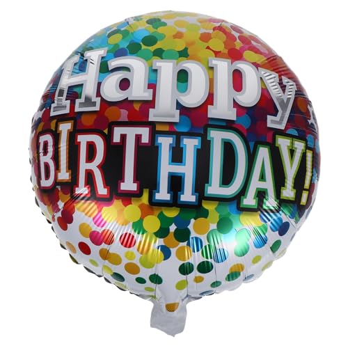 ERINGOGO 6 Stück Teiliges Happy Birthday Ballon aus Rundem Aluminiumfolie Heliumgefüllte Folienballons Langlebig und Robust Festliche Geburtstagsdekoration für Drinnen und Draußen ERINGOGO 6 Stück Teiliges Happy Birthday Ballon aus Rundem Aluminiumfolie Heliumgefüllte Folienballons Langlebig und Robust Festliche Geburtstagsdekoration für Drinnen und Draußen von ERINGOGO