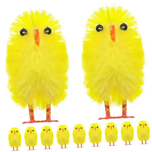 ERINGOGO Ostern Küken Dekorationen 60 Stücke Mini Küken Spielzeug Dekorative Ostern Huhn Mini ERINGOGO Ostern Küken Dekorationen 60 Stücke Mini Küken Spielzeug Dekorative Ostern Huhn Mini von ERINGOGO