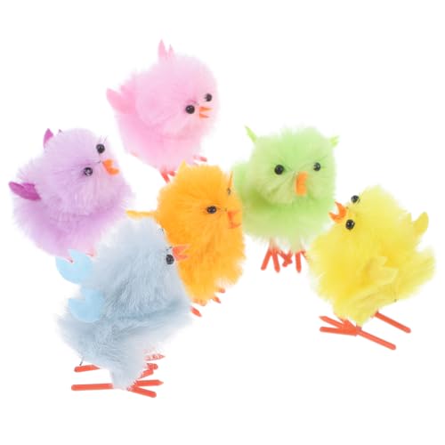 ERINGOGO 6 Stücke Mini Flauschigen Küken Ostern Decor Ostern Plüsch Huhn Figuren Ostern Party Gefälligkeiten Jungen Und Mädchen Spielzeug ERINGOGO 6 Stücke Mini Flauschigen Küken Ostern Decor Ostern Plüsch Huhn Figuren Ostern Party Gefälligkeiten Jungen Und Mädchen Spielzeug von ERINGOGO