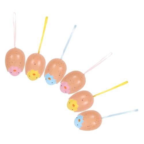 ERINGOGO 6St Ostereier easter zu ostern ozdoby wielkanocne Osterfest Einkaufszentrumdekoration Osterkörbchenfüller Osterküken Osterdekoration hängende Ei-Ornamente Plastik ERINGOGO 6St Ostereier easter zu ostern ozdoby wielkanocne Osterfest Einkaufszentrumdekoration Osterkörbchenfüller Osterküken Osterdekoration hängende Ei-Ornamente Plastik von ERINGOGO