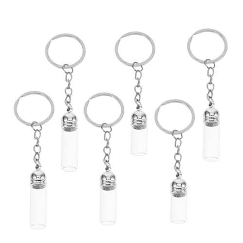 ERINGOGO 6Stücke Glasparfümflaschen Leere Ätherische Ölflaschen Schlüsselanhänger Für Duftöle Kleine Glasgefäße Verschiedenen Für Reisen Und Persönliche Düfte ERINGOGO 6Stücke Glasparfümflaschen Leere Ätherische Ölflaschen Schlüsselanhänger Für Duftöle Kleine Glasgefäße Verschiedenen Für Reisen Und Persönliche Düfte von ERINGOGO
