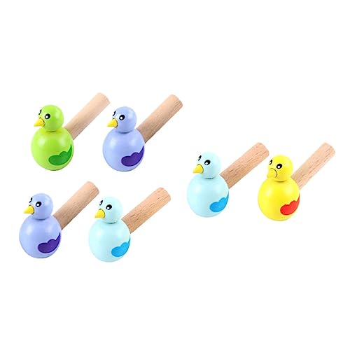 ERINGOGO 6Stücke Kreatives Teiliges Pfeifenspielzeug Aus Holz Tierdesigns Musikalität Und Hörfähigkeiten Für Partys Und von ERINGOGO