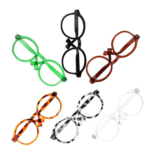 ERINGOGO 6Stücke Puppenbrillen Dekorative Brillen Requisiten für Puppen Leichtes und Sicheres Kunststoffmaterial Zubehör für Kreatives und ERINGOGO 6Stücke Puppenbrillen Dekorative Brillen Requisiten für Puppen Leichtes und Sicheres Kunststoffmaterial Zubehör für Kreatives und von ERINGOGO