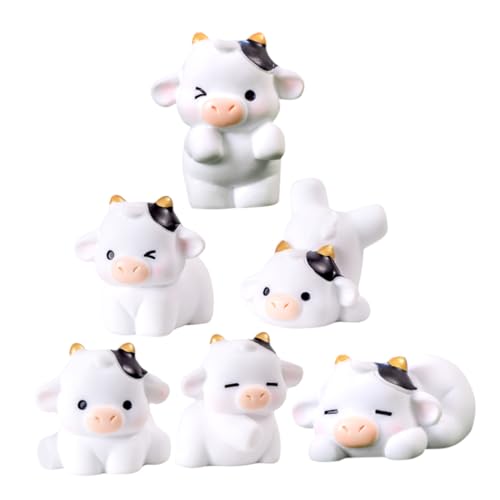 ERINGOGO 6stücke Teiliges Mini-kühe Figurinen Resin Lustige Tierornamente Für Garten Mooslandschaft Und Tischdekoration Für ERINGOGO 6stücke Teiliges Mini-kühe Figurinen Resin Lustige Tierornamente Für Garten Mooslandschaft Und Tischdekoration Für von ERINGOGO