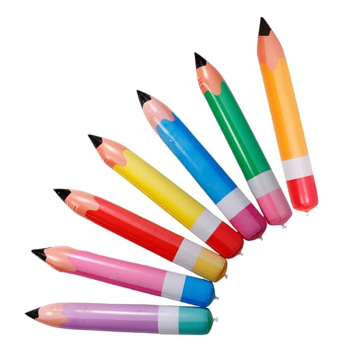 ERINGOGO 7 Stück Teiliges Aufblasbares Jumbo PVC Bleistift Bunte Große Schulanfangs Deko Leicht Aufblasbar und Hängbar für Klassenzimmer und Party Dekorationen ERINGOGO 7 Stück Teiliges Aufblasbares Jumbo PVC Bleistift Bunte Große Schulanfangs Deko Leicht Aufblasbar und Hängbar für Klassenzimmer und Party Dekorationen von ERINGOGO