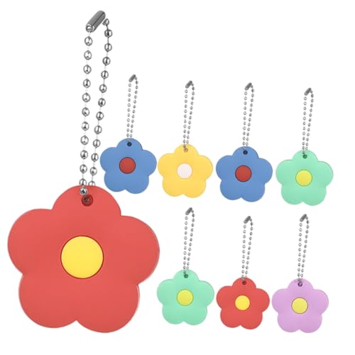 ERINGOGO 8 Stck Teiliges Silikon Schlüsselhüllen Blütenblatt design Schlüsselabdeckung Bunte Schlüsselkennzeichnung Rutschfeste Key Protector Covers für Einfache Schlüsselidentifikation ERINGOGO 8 Stck Teiliges Silikon Schlüsselhüllen Blütenblatt design Schlüsselabdeckung Bunte Schlüsselkennzeichnung Rutschfeste Key Protector Covers für Einfache Schlüsselidentifikation von ERINGOGO