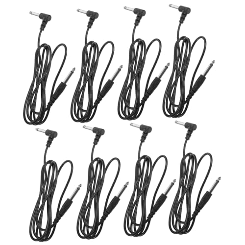 ERINGOGO 8 Stück Teiliges Gitarren Kabel Instrumentenkabel mit Kupferleiter und Gummischutz Langlebig Rauscharm Flexibel Kompatibel mit Gitarre Bass Audio ERINGOGO 8 Stück Teiliges Gitarren Kabel Instrumentenkabel mit Kupferleiter und Gummischutz Langlebig Rauscharm Flexibel Kompatibel mit Gitarre Bass Audio von ERINGOGO