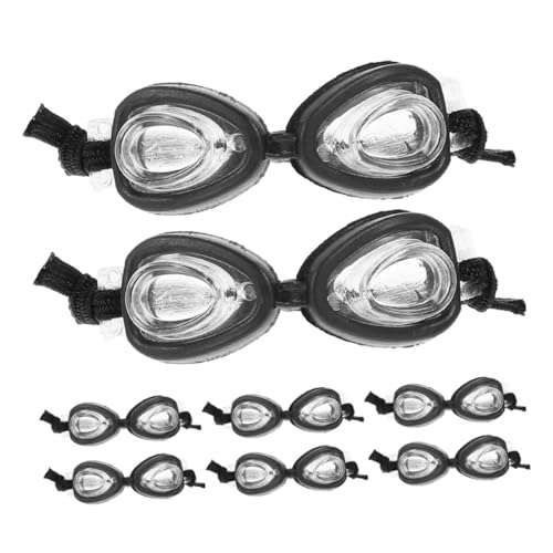 ERINGOGO 8 Stück Teiliges Mini Schwimmbrillen für Puppen Stabile Kunststoff-Material Leichte Kompakte Mini-Brillen für DIY Puppenkleidung und Puppenhaus Dekoration Einfach Anzubringen ERINGOGO 8 Stück Teiliges Mini Schwimmbrillen für Puppen Stabile Kunststoff-Material Leichte Kompakte Mini-Brillen für DIY Puppenkleidung und Puppenhaus Dekoration Einfach Anzubringen von ERINGOGO