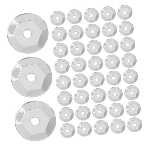 ERINGOGO 800 Stück Runde Lose Cup Pailletten Silber Metallic PVC Beständig gegen Verblassen zum Basteln Nähen DIY Applikationen und Schmuckverzierung ERINGOGO 800 Stück Runde Lose Cup Pailletten Silber Metallic PVC Beständig gegen Verblassen zum Basteln Nähen DIY Applikationen und Schmuckverzierung von ERINGOGO