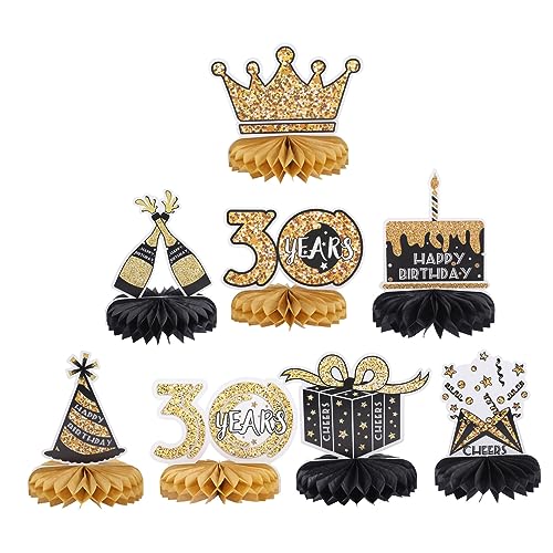 ERINGOGO 8Stücke Teiliges Bienenwaben Tischdekorationen für Stylische Party Deko und Geburtstagskern für Tische um Ihre zu Verschönern ERINGOGO 8Stücke Teiliges Bienenwaben Tischdekorationen für Stylische Party Deko und Geburtstagskern für Tische um Ihre zu Verschönern von ERINGOGO