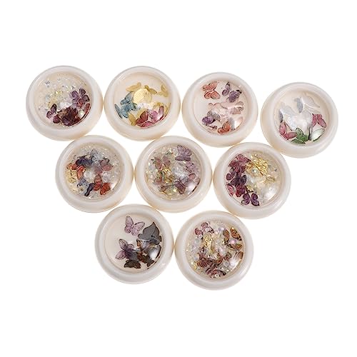 ERINGOGO 9 Boxen Teiliges Schmetterling Nail Art DIY Nagelstuds Maniküre Schmuck Langlebig Glänzend für Anfänger und Profi Naildesign ERINGOGO 9 Boxen Teiliges Schmetterling Nail Art DIY Nagelstuds Maniküre Schmuck Langlebig Glänzend für Anfänger und Profi Naildesign von ERINGOGO