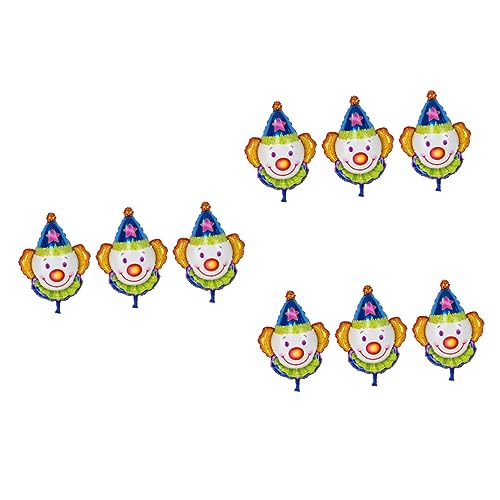 ERINGOGO 9 Stk wandverkleidung wand polsterung balloons caketopper 1 Indoor-Dekoration blea aluminiumfolie Halloween dekorative Gegenstände alles zum Geburtstag Ballon Baby Spielzeug von ERINGOGO