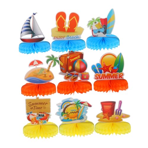 ERINGOGO 9 Stück Sommerparty-Dekorationen Stütze Verkaufsstand thematisiert Bienenwabe Fiesta Hawaii tischdeko Tischdekoration Hawaii Party-Layout hawaiianische Dekorationen Papier ERINGOGO 9 Stück Sommerparty-Dekorationen Stütze Verkaufsstand thematisiert Bienenwabe Fiesta Hawaii tischdeko Tischdekoration Hawaii Party-Layout hawaiianische Dekorationen Papier von ERINGOGO