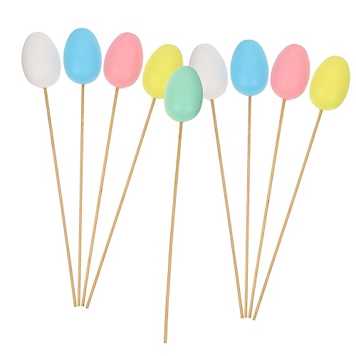 ERINGOGO 9St Ostereier für easter eggs easter toys easter basket easter decoration koszyczki wielkanocne bunte Eierpicks Eier dekorieren Ostereier färben Osterhandwerk Bambus ERINGOGO 9St Ostereier für easter eggs easter toys easter basket easter decoration koszyczki wielkanocne bunte Eierpicks Eier dekorieren Ostereier färben Osterhandwerk Bambus von ERINGOGO