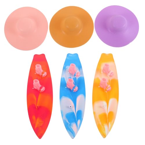 ERINGOGO 9St Puppe Surfbrett Surfbrett deko Puppenhut Dekoration Strand für Puppen Surfbrett Mädchenspielzeug Reise Strandspielzeug Plastik ERINGOGO 9St Puppe Surfbrett Surfbrett deko Puppenhut Dekoration Strand für Puppen Surfbrett Mädchenspielzeug Reise Strandspielzeug Plastik von ERINGOGO