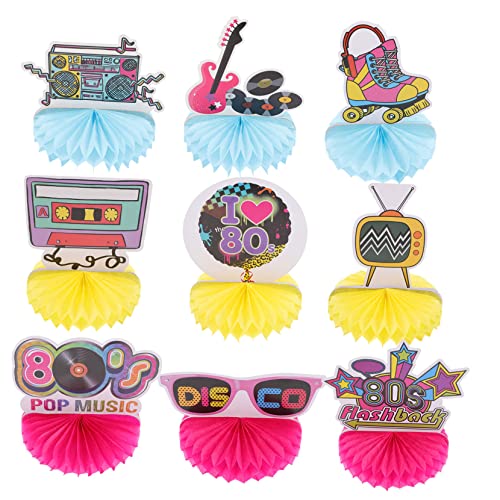 ERINGOGO 9stücke Teiliges Retro Jahre Waben Tischdekoration Vintage Disco Party Deko Kreative Honeycomb Centerpieces Für Geburtstagsfeiern Und Zusammenkünfte ERINGOGO 9stücke Teiliges Retro Jahre Waben Tischdekoration Vintage Disco Party Deko Kreative Honeycomb Centerpieces Für Geburtstagsfeiern Und Zusammenkünfte von ERINGOGO
