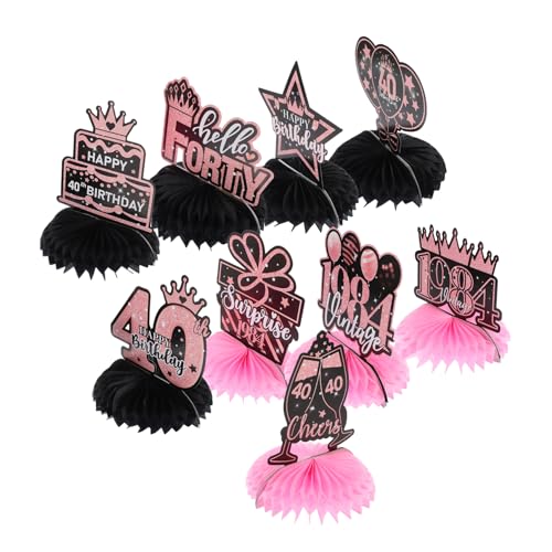 ERINGOGO 9Stücke Teiliges Geburtstagsdekoration Aus Wabenpapier Tischdeko Für Geburtstagsfeier Elegante Roségoldene Partydekoration Für Zuhause Und Garten ERINGOGO 9Stücke Teiliges Geburtstagsdekoration Aus Wabenpapier Tischdeko Für Geburtstagsfeier Elegante Roségoldene Partydekoration Für Zuhause Und Garten von ERINGOGO