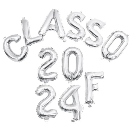 ERINGOGO Abschlussfeier Ballonset Dekorative Luftballons für Graduation Party Wiederverwendbare Aluminiumballon Dekorationen Fotohintergründe für Unvergessliche Erinnerungen von ERINGOGO