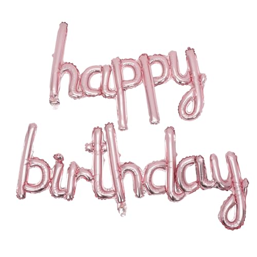 ERINGOGO 1satz Happy Birthday Folienballons Buchstaben Luftballons Für Kindergeburtstagsfeier Dekorationen Für Partys Einfach Aufzuhängen Für Unvergessliche Momente von ERINGOGO