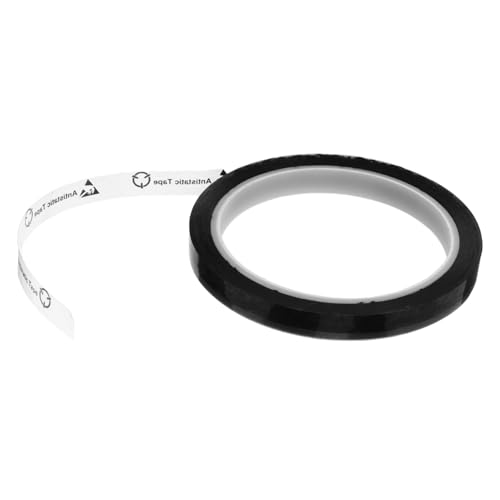 ERINGOGO Antistatisches Klebeband doppelseitiges klebeband verpackungsklebeband Klebeband für empfindliche Bauteile Antistatisches Warnklebeband Sperrband Verdunkelungsband Abdeckband hoch von ERINGOGO