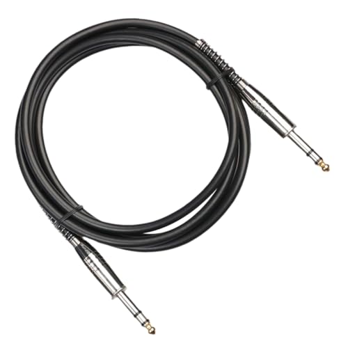 ERINGOGO Audio Line Instrumentenkabel Bassgitarren Stereokabel Gitarrenkabel Elektrisches Patchkabel Gitarrenkabel Gitarrenlautsprecherkabel Musikinstrumente Schwarzer von ERINGOGO