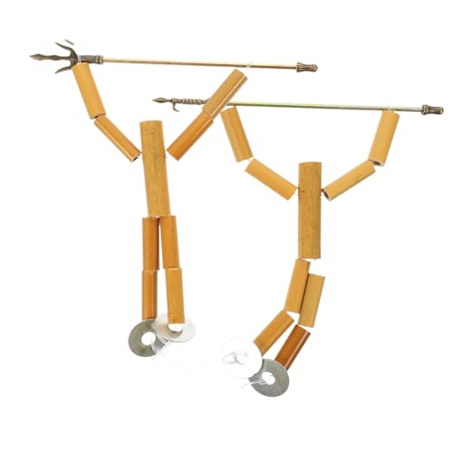 ERINGOGO Bamboo Man Materialpaket lehrreich Party Kind Taschen Bastelset Puppenmaterialien selber Machen Handwerkskits Puppenbauset handgefertigter Puppenbausatz Bambus von ERINGOGO
