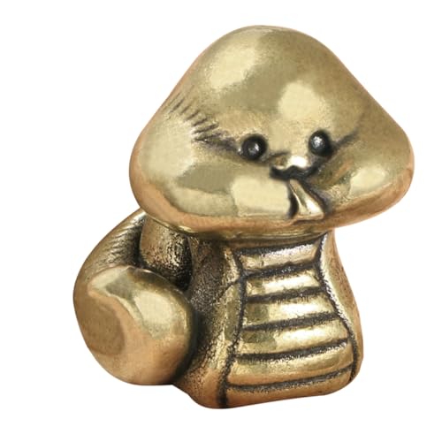 ERINGOGO Brass Snake Statue Antike Messingschlange Figurine Für Feng Shui Tischdeko Für Zuhause Büro Und Wohnräume Vintage Stil Jahr von ERINGOGO