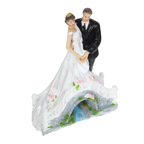 ERINGOGO Braut Und Bräutigam Figur Braut Bräutigam Figur Hochzeitstorte Topper Harz Paar Statue ERINGOGO Braut Und Bräutigam Figur Braut Bräutigam Figur Hochzeitstorte Topper Harz Paar Statue von ERINGOGO