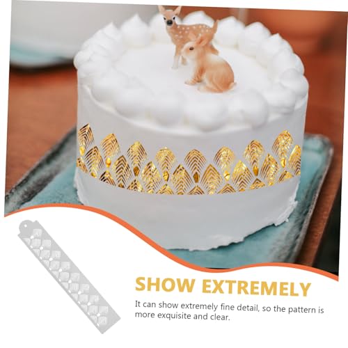 ERINGOGO Cake Border Stencil Form Tortendekoration Backvorlage Kunststoff Stanzschablone für Kuchen Kekse Geburtstag Hochzeit Dessert Verzierung ERINGOGO Cake Border Stencil Form Tortendekoration Backvorlage Kunststoff Stanzschablone für Kuchen Kekse Geburtstag Hochzeit Dessert Verzierung von ERINGOGO
