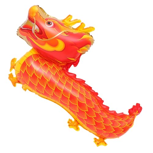 ERINGOGO Chinesischer Drache Luftballon Dekoration Roter Ballon Frühlingsfest Neujahrsparty Hintergrund Lunar Year Party Decor Großer Robuster Folienballon für Familienfest ERINGOGO Chinesischer Drache Luftballon Dekoration Roter Ballon Frühlingsfest Neujahrsparty Hintergrund Lunar Year Party Decor Großer Robuster Folienballon für Familienfest von ERINGOGO