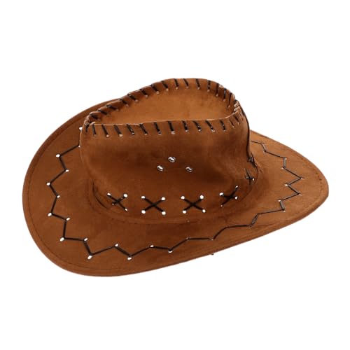 ERINGOGO Cowgirl Westernhut Verkleidungshut Unisex Cowboy Party Zubehör Leichter Stabiler Western Stil Partyhut für Mädchen und Jungen für Klassisches Design ERINGOGO Cowgirl Westernhut Verkleidungshut Unisex Cowboy Party Zubehör Leichter Stabiler Western Stil Partyhut für Mädchen und Jungen für Klassisches Design von ERINGOGO