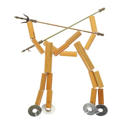 ERINGOGO DIY Bambuspuppen Teiliges Bastelmaterial für Lehrreiches Hand Auge Koordination und Fingerfertigkeit für Kreative Bastelprojekte Familie von ERINGOGO