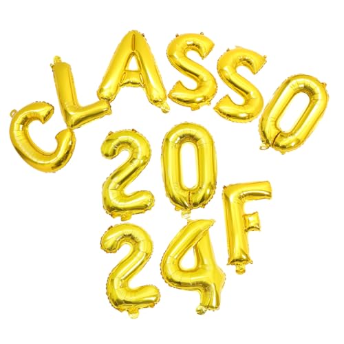 ERINGOGO Dekorativen Ballons zur Abschlussfeier Goldene Class Of Ballon Dekoration für Graduation Partys und Feierlichkeiten für Familien Bars und Restaurants von ERINGOGO