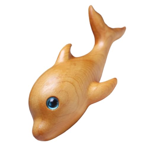 ERINGOGO Delfin Figur Aus Holz Geschnitzt Miniatur Delfin Statue Tisch Dekoration Aus Massivem Holz Lebensechtes Design Für Zuhause Einzigartige Holzskulptur ERINGOGO Delfin Figur Aus Holz Geschnitzt Miniatur Delfin Statue Tisch Dekoration Aus Massivem Holz Lebensechtes Design Für Zuhause Einzigartige Holzskulptur von ERINGOGO