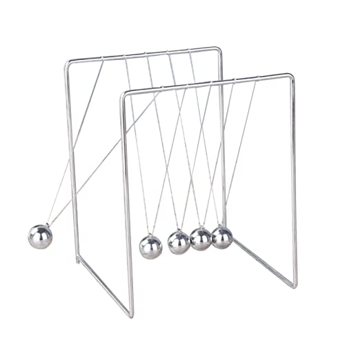 ERINGOGO Desktop schmücken büro Dekoration Erwachsene physikalisches Schreibtisch Newton Wiege Schaukeln Silber Dynamik-Experiment-Tool Newton-Schmuck Silver ERINGOGO Desktop schmücken büro Dekoration Erwachsene physikalisches Schreibtisch Newton Wiege Schaukeln Silber Dynamik-Experiment-Tool Newton-Schmuck Silver von ERINGOGO