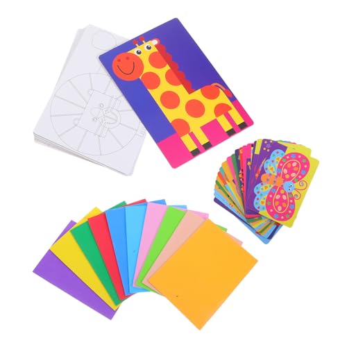 ERINGOGO EVA Schaumstoff Sticker Bastelset Bunte Tiermotive DIY Kunst Aktivität für Vorschule Lernspiel Reise Kreative Handarbeit ERINGOGO EVA Schaumstoff Sticker Bastelset Bunte Tiermotive DIY Kunst Aktivität für Vorschule Lernspiel Reise Kreative Handarbeit von ERINGOGO