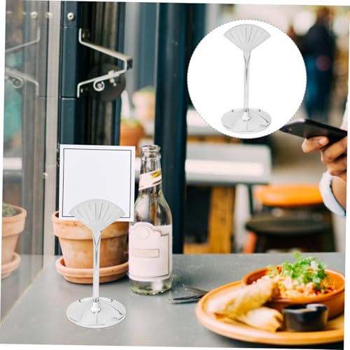 ERINGOGO Edelstahl Tischkartenhalter Menühalter Rutschfest mit Glatten Kanten und Anti rutsch basis für Restaurant Bankett Tischdekoration ERINGOGO Edelstahl Tischkartenhalter Menühalter Rutschfest mit Glatten Kanten und Anti rutsch basis für Restaurant Bankett Tischdekoration von ERINGOGO