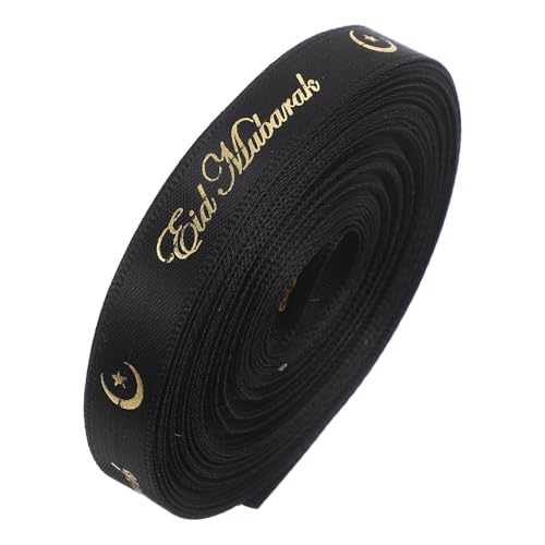 ERINGOGO Eid Geschenkband Polyester Breit Floral Schleifenband für Ramadan Dekorationen Wreath Making Supplies Baumdeko Geeignet Mubarak Party ERINGOGO Eid Geschenkband Polyester Breit Floral Schleifenband für Ramadan Dekorationen Wreath Making Supplies Baumdeko Geeignet Mubarak Party von ERINGOGO
