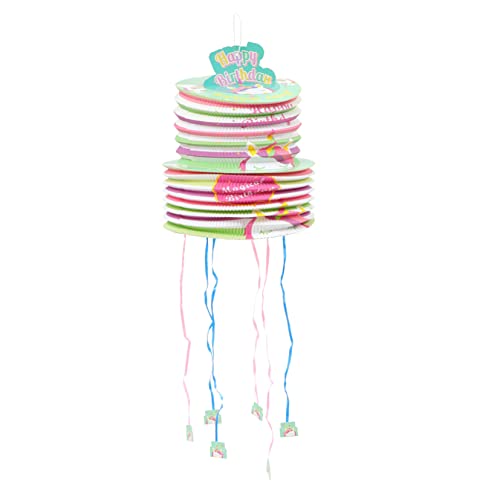 ERINGOGO Einhorn Pinata Für Kindergeburtstage Kreative Spielzeugdekoration Für Partys Füllbar Mit Süßigkeiten Und Überraschungen Partydeko von ERINGOGO