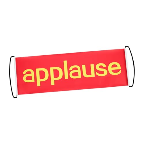 ERINGOGO Einziehbares Banner Applaus Zeichen Für Geburtstage Applaus Zeichen Für Veranstaltungen Party Requisite Für Geburtstagsfeiern Hochzeitsfeier Dekorationen ERINGOGO Einziehbares Banner Applaus Zeichen Für Geburtstage Applaus Zeichen Für Veranstaltungen Party Requisite Für Geburtstagsfeiern Hochzeitsfeier Dekorationen von ERINGOGO