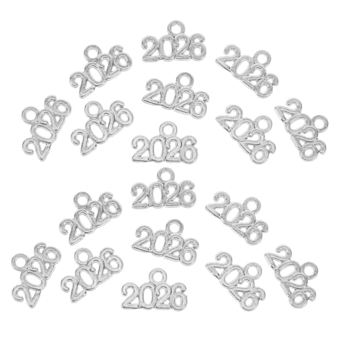 ERINGOGO Elegante Bastel-charms 100 Stück Dekorativer Schlüsselanhänger Aus Metall Zur Schmuckherstellung Jährlicher Charm-schmuck Großlieferung von ERINGOGO