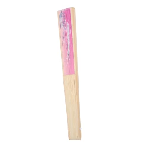 ERINGOGO Faltfächer Tanzparty Fächer Requisite Faltbarer Handfächer Tragbarer Faltfächer Handfächer Für Frauen Faltbarer Großmengen Faltfächer Für Hochzeiten Japanischer Fächer von ERINGOGO