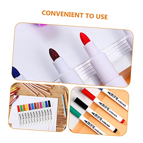 ERINGOGO Farben Schwimmende Malstifte für Abwischbare Whiteboard Marker Lustige Wasserfarben Stifte für Glatte Oberflächen Langlebig und Vielseitig für Malen und Schreiben von ERINGOGO