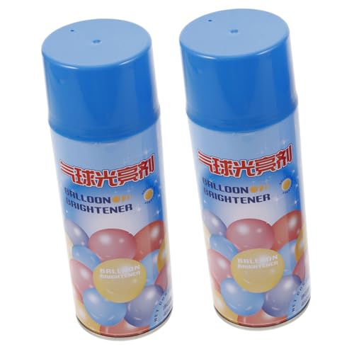 ERINGOGO Flaschen Ballon Glanzspray für Ballon Zubehör Schützt und Verlängert Luftballons Einfach Anzuwenden für Latex und Folienballons von ERINGOGO
